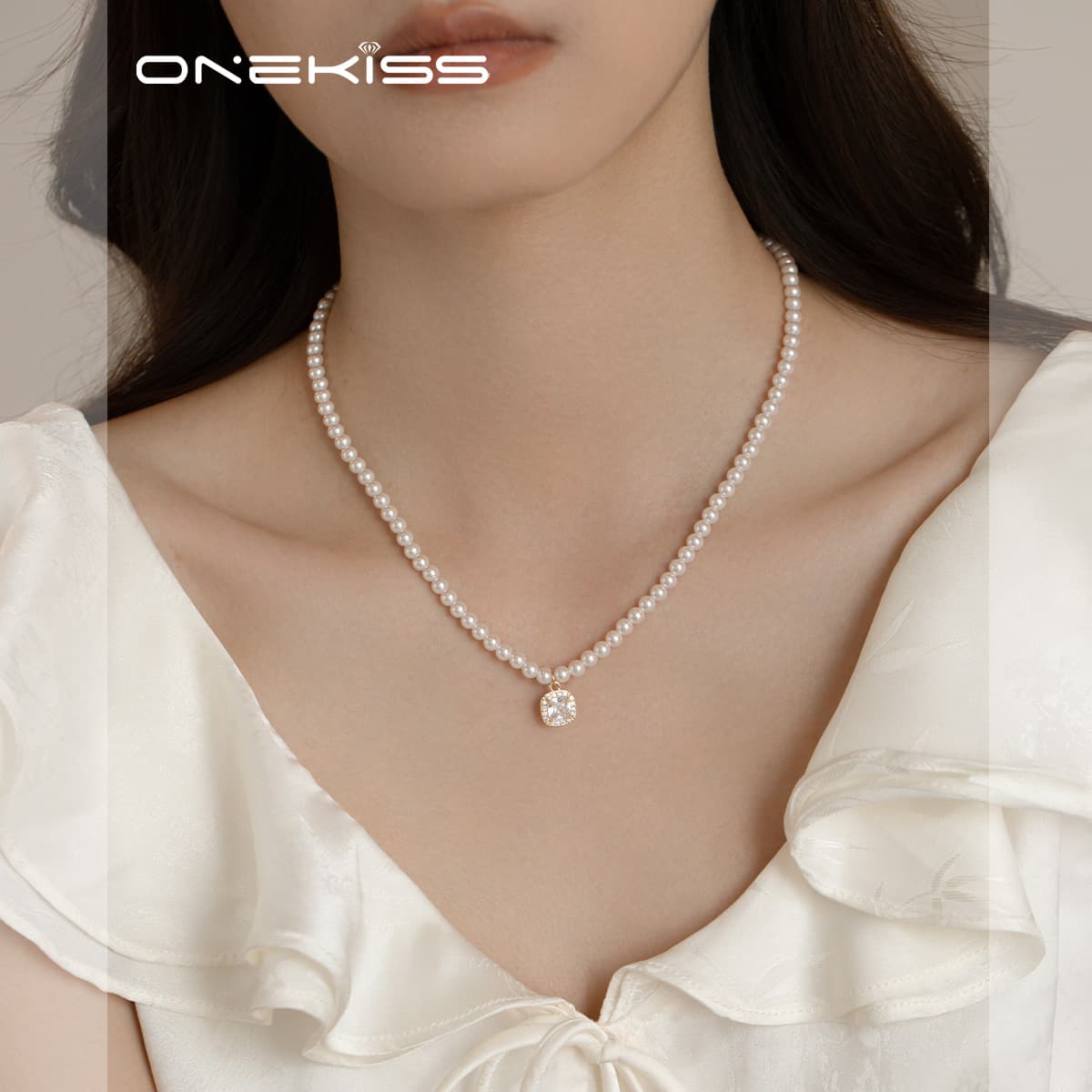 Ожерелье ONEKISS Циркон Цепочки и ожерелья Женские - изображение 6