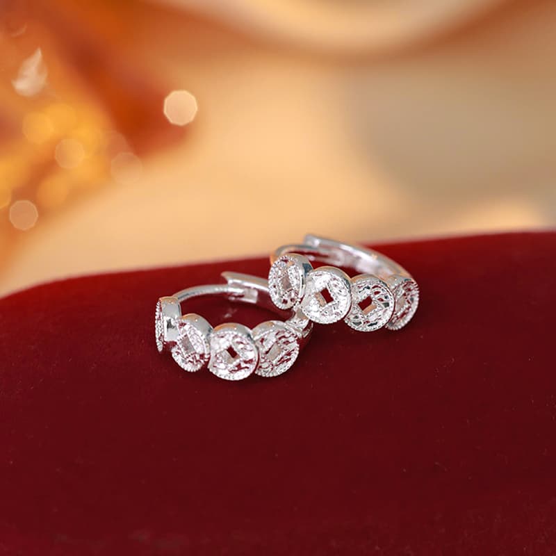 Серьги ONEKISS Серьги из меди с золотым покрытием женские - изображение 3