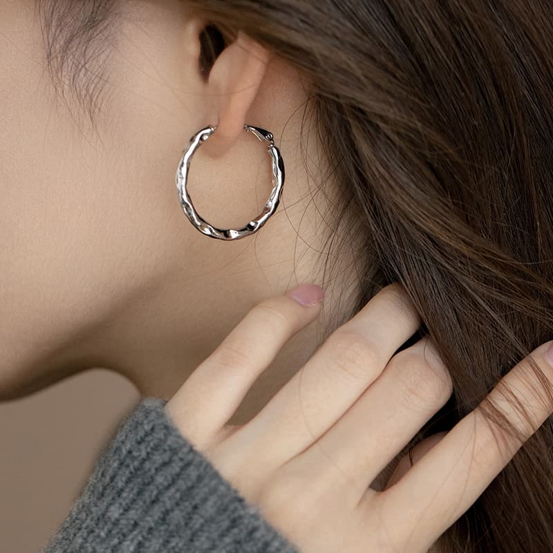 Серьги ONEKISS Серьги из меди с золотым покрытием женские - изображение 5