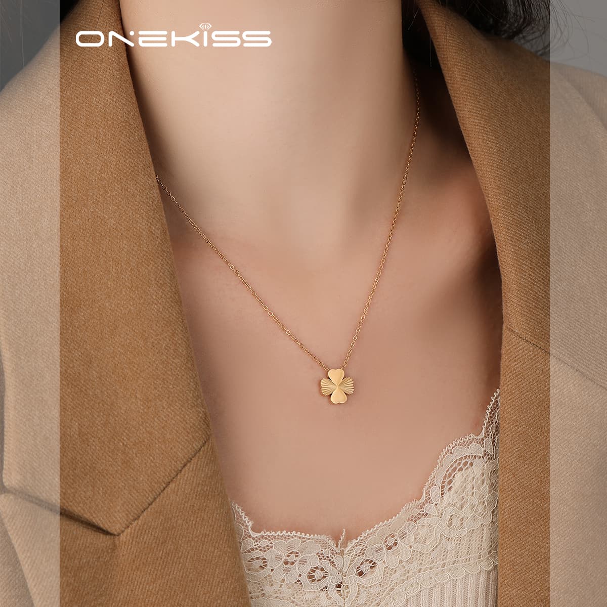 Ожерелье ONEKISS Титановая сталь Цепочки и ожерелья Женские - изображение 6