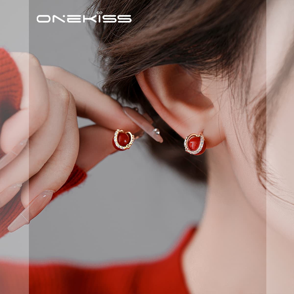 Серьги ONEKISS Серьги-гвоздики Женские - изображение 2