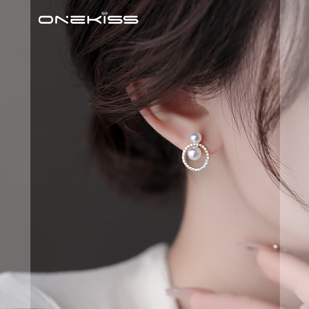 Серьги ONEKISS Серьги-гвоздики Женские - изображение 6