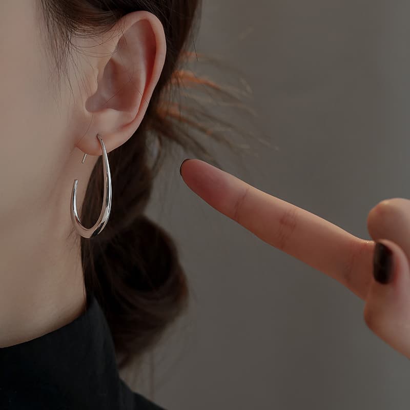 Серьги ONEKISS Серьги из меди с золотым покрытием женские - изображение 6