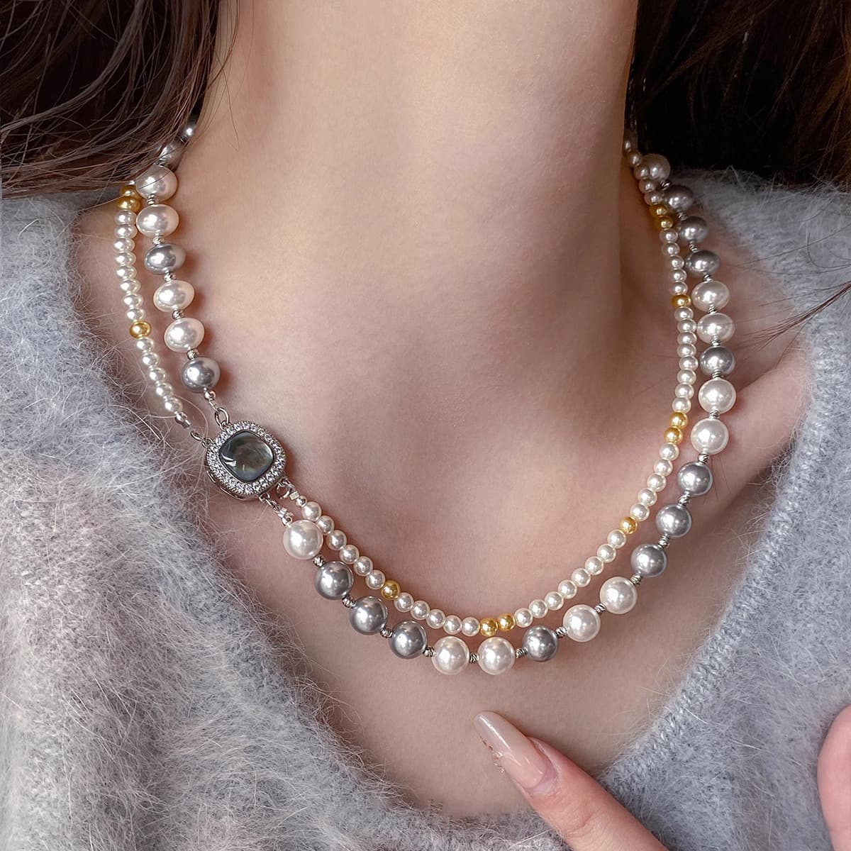 Ожерелье ONEKISS Циркон Цепочки и ожерелья Женские - изображение 5