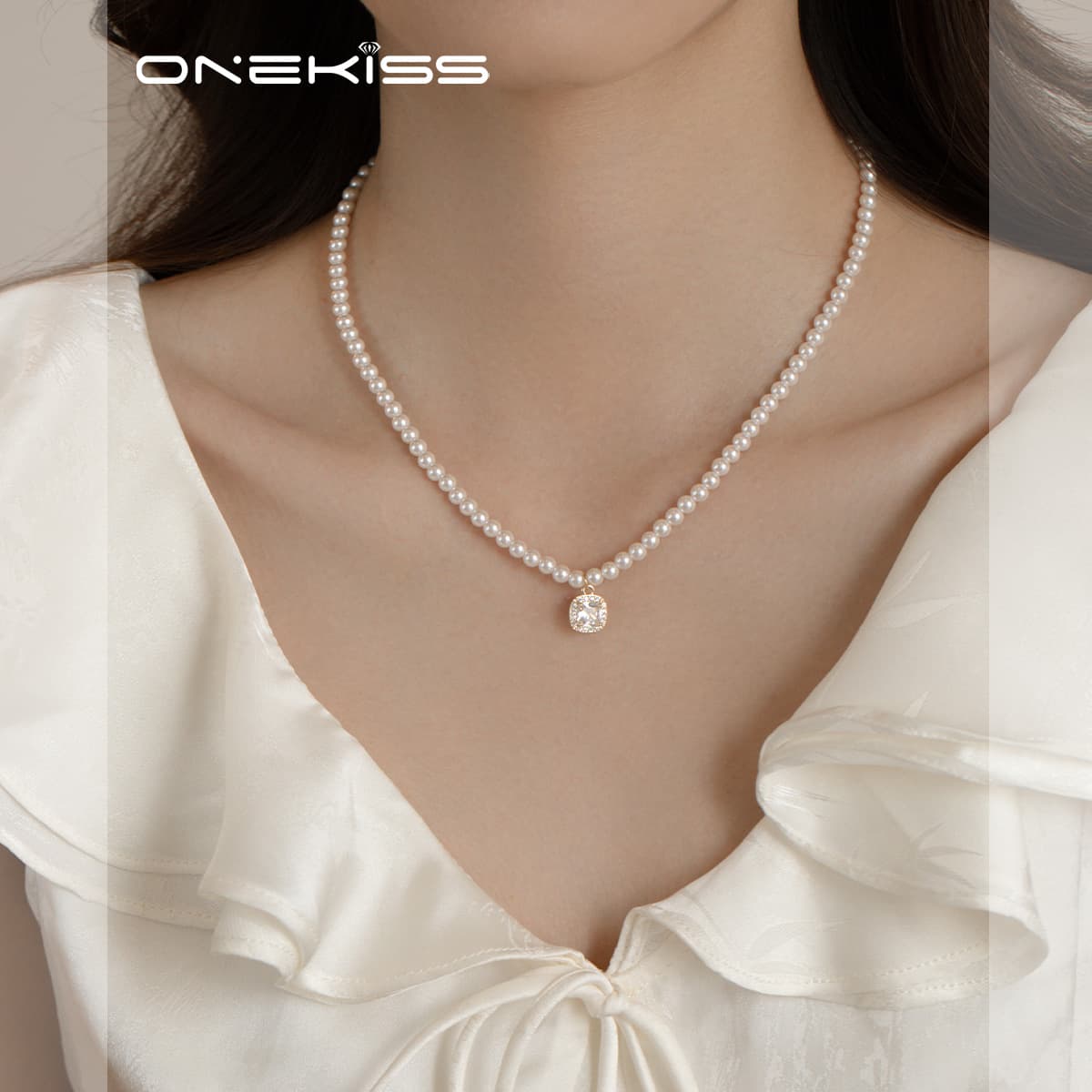 Ожерелье ONEKISS Циркон Цепочки и ожерелья Женские - изображение 2