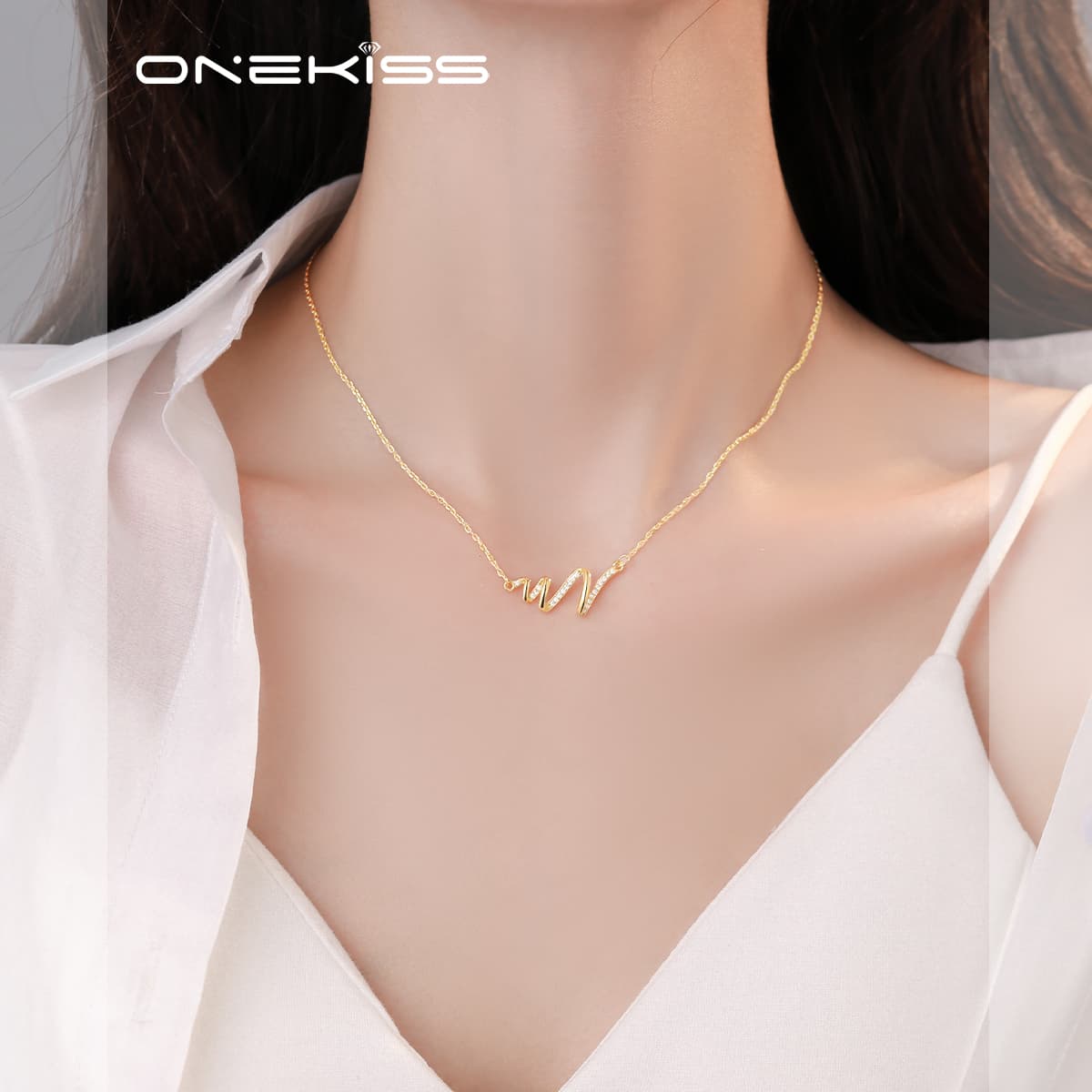 Ожерелье ONEKISS Циркон Цепочки и ожерелья Женские - изображение 2