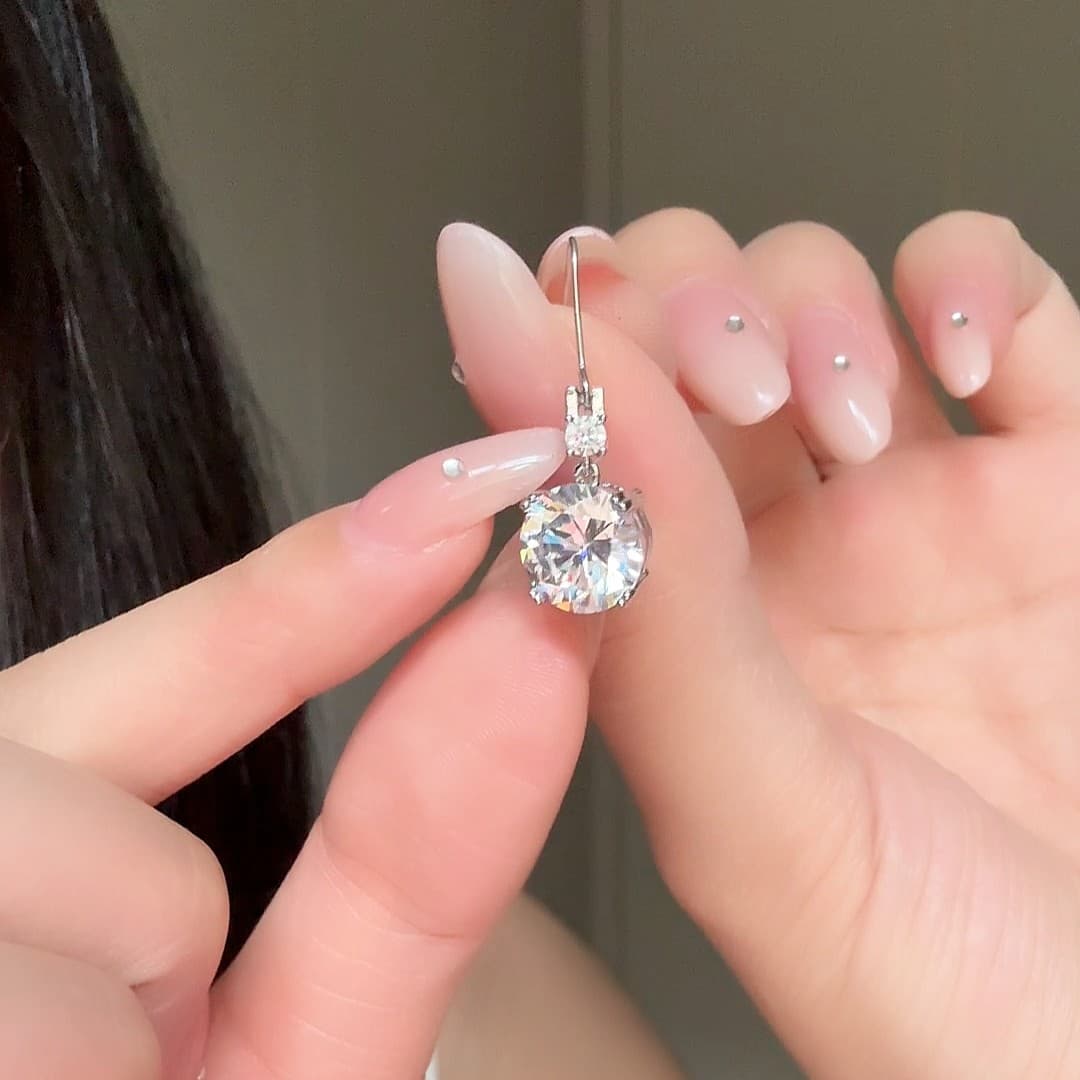Серьги ONEKISS Серьги из покрытого золотом медного кубического циркония женские - изображение 5