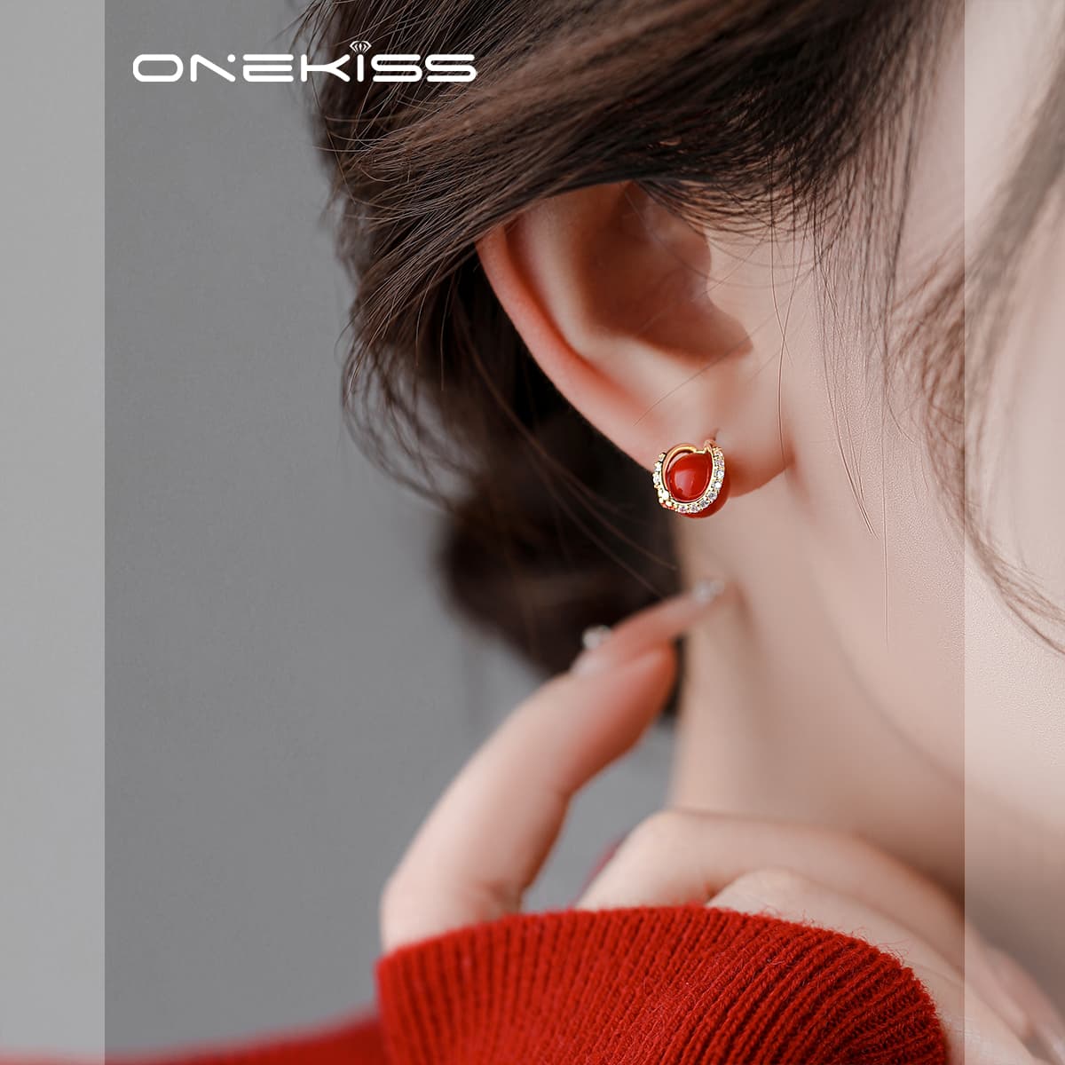 Серьги ONEKISS Серьги-гвоздики Женские - изображение 4
