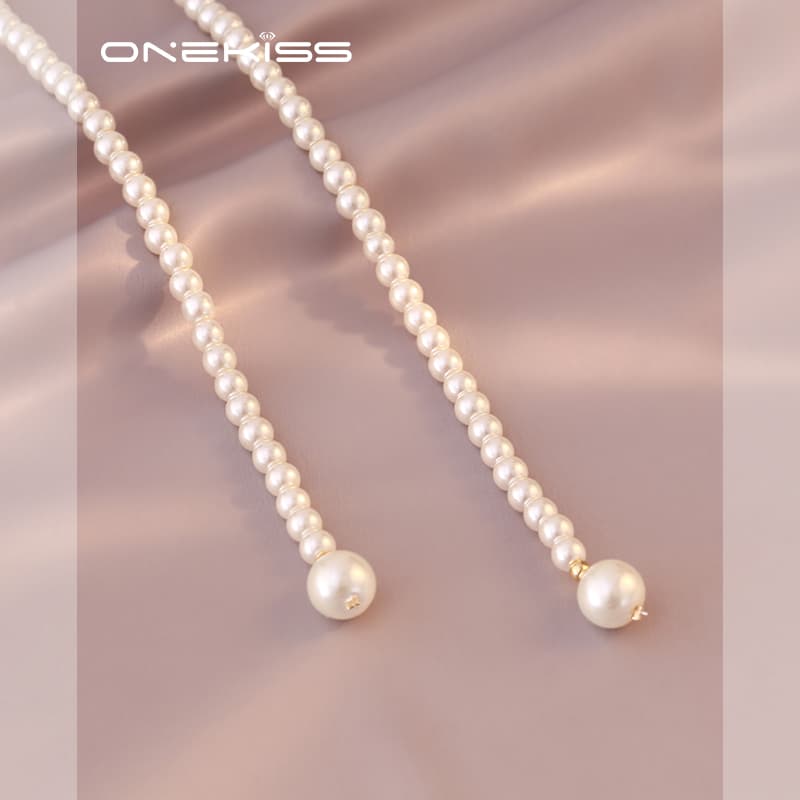 Ожерелье ONEKISS Искусственная жемчужина Цепочки и ожерелья Женские - изображение 7