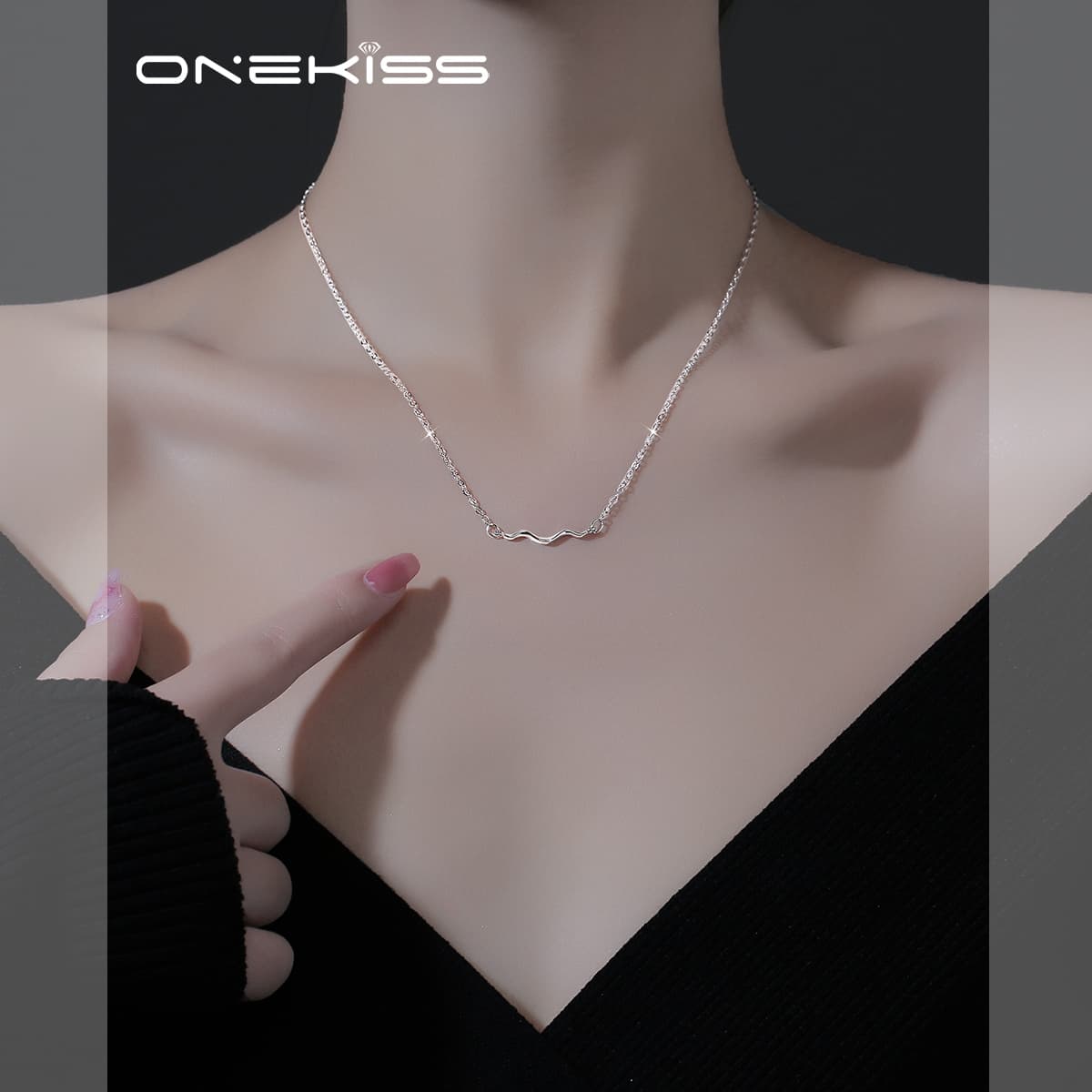 Ожерелье ONEKISS Золото Покрытый Медный Цепочки и ожерелья Женские - изображение 2