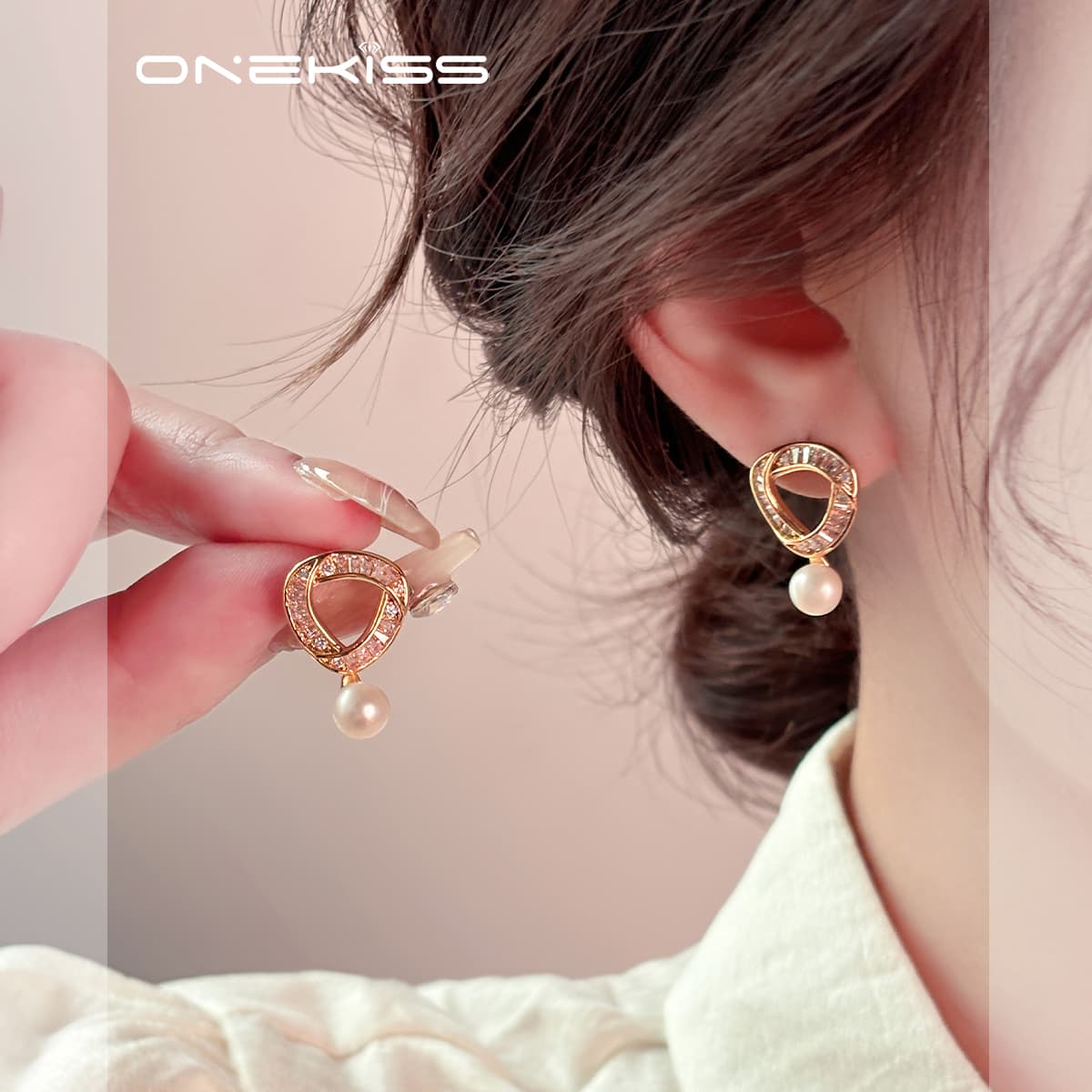 Серьги ONEKISS Серьги-гвоздики Женские - изображение 2