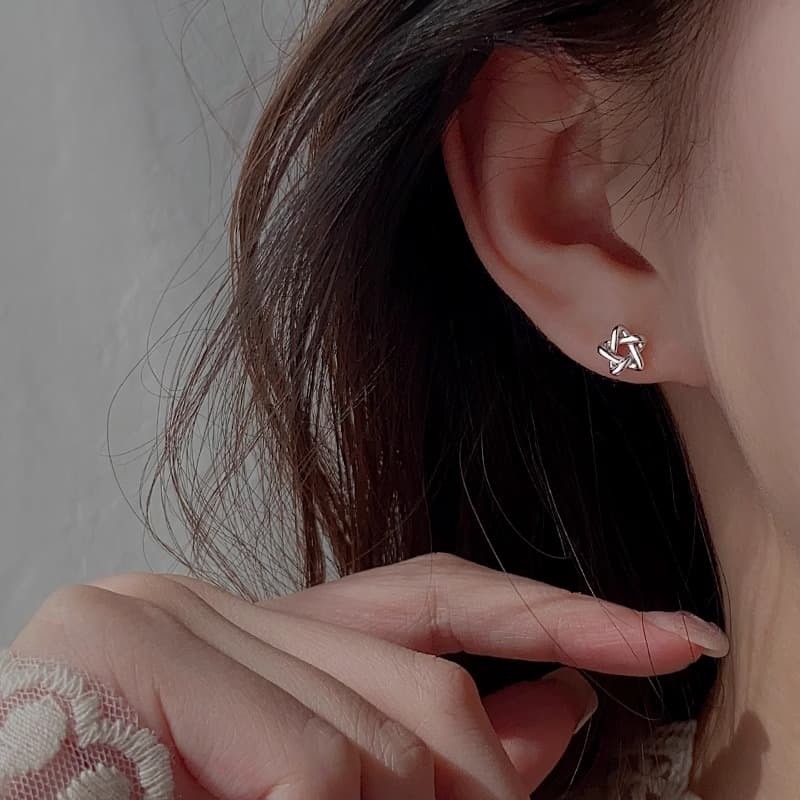 Серьги ONEKISS S999 Серьги из стерлингового серебра с покрытием из золота и меди женские - изображение 2