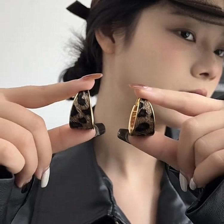 Серьги ONEKISS Серьги с покрытием из золота глазурь капля медный женские - изображение 4