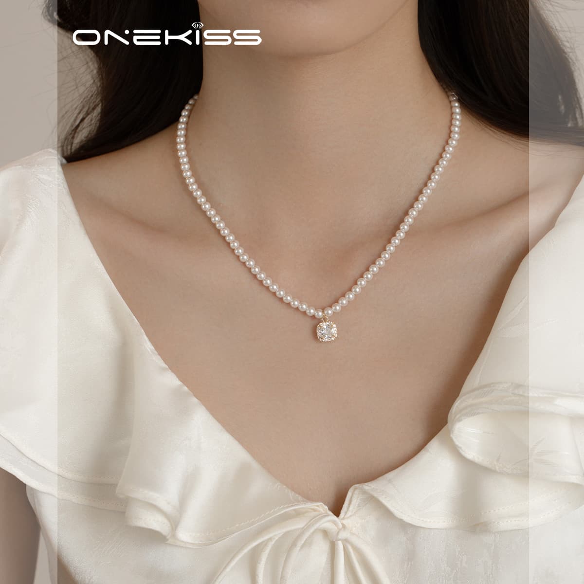 Ожерелье ONEKISS Циркон Цепочки и ожерелья Женские - изображение 5
