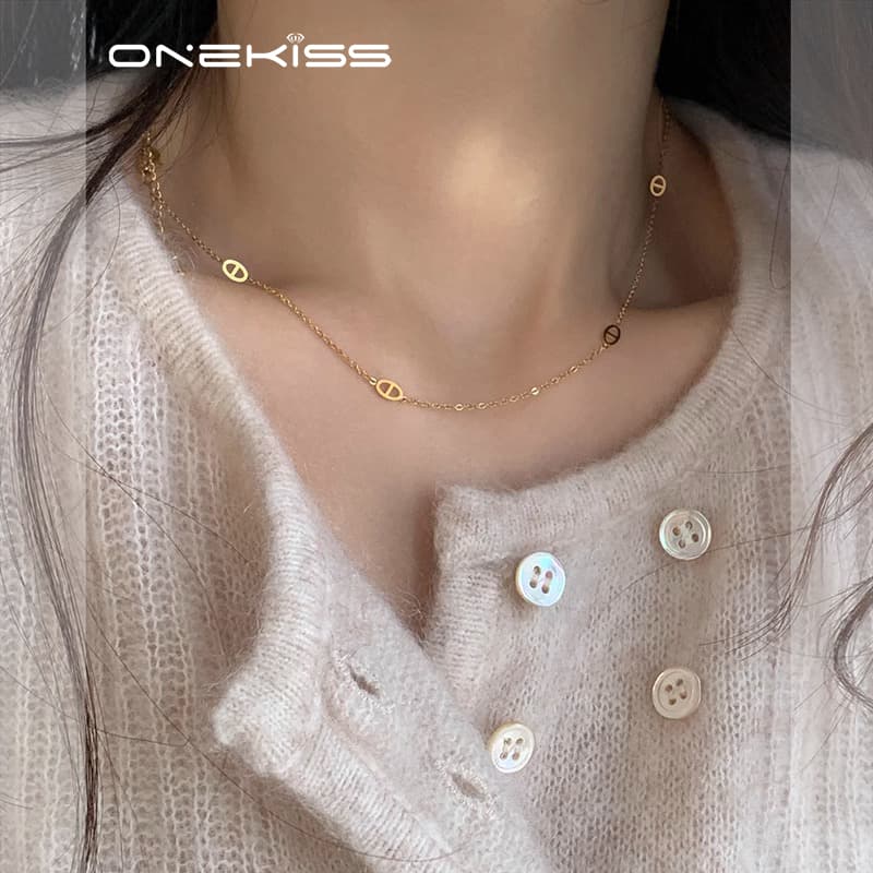 Ожерелье ONEKISS Титановая сталь Цепочки и ожерелья Женские - изображение 2