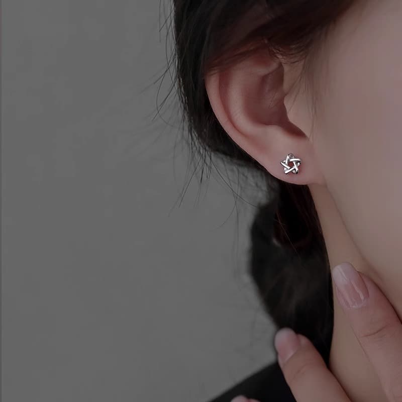 Серьги ONEKISS S999 Серьги из стерлингового серебра с покрытием из золота и меди женские - изображение 6