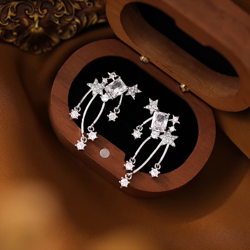 Серьги ONEKISS Серьги из латуни с синтетическим кубическим цирконием Женские - изображение 6