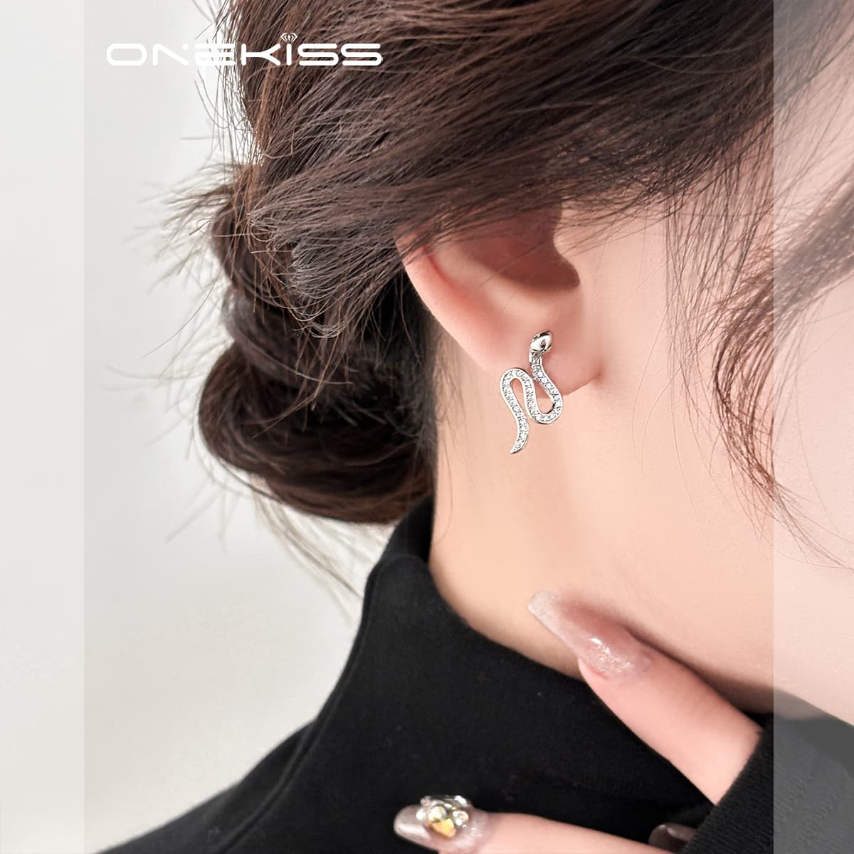 Серьги ONEKISS Серьги-гвоздики Женские - изображение 3