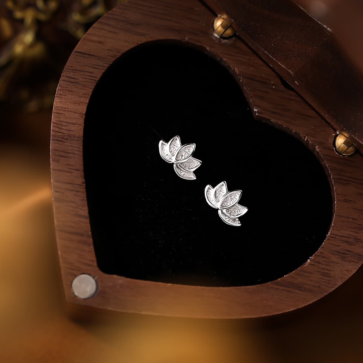 Серьги ONEKISS 999 Серебряная игла Серебряное содержание примерно 0,045G Золото-покрытые медные серьги Женские - изображение 7