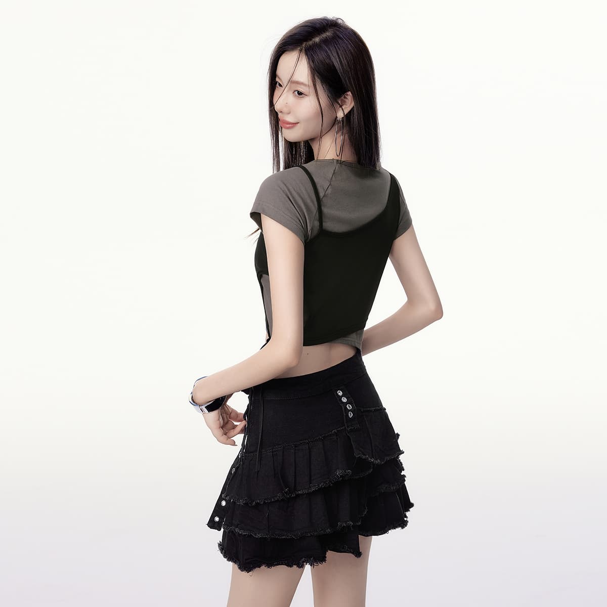Футболка EPTISON Dreamcore Fantasy Summer Mesh Patchwork Tee - изображение 6