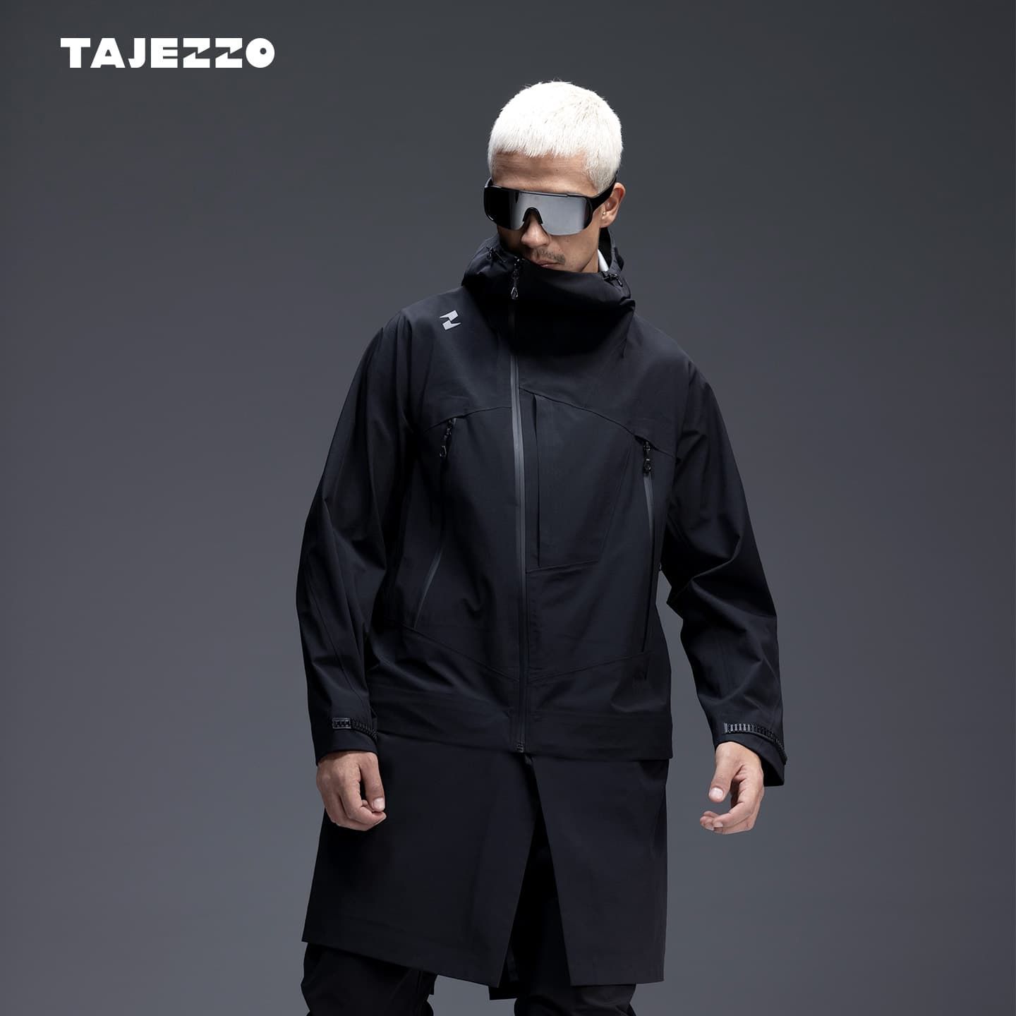 Демисезонная куртка TAJEZZO Мужские Черные Ветровки - изображение 3