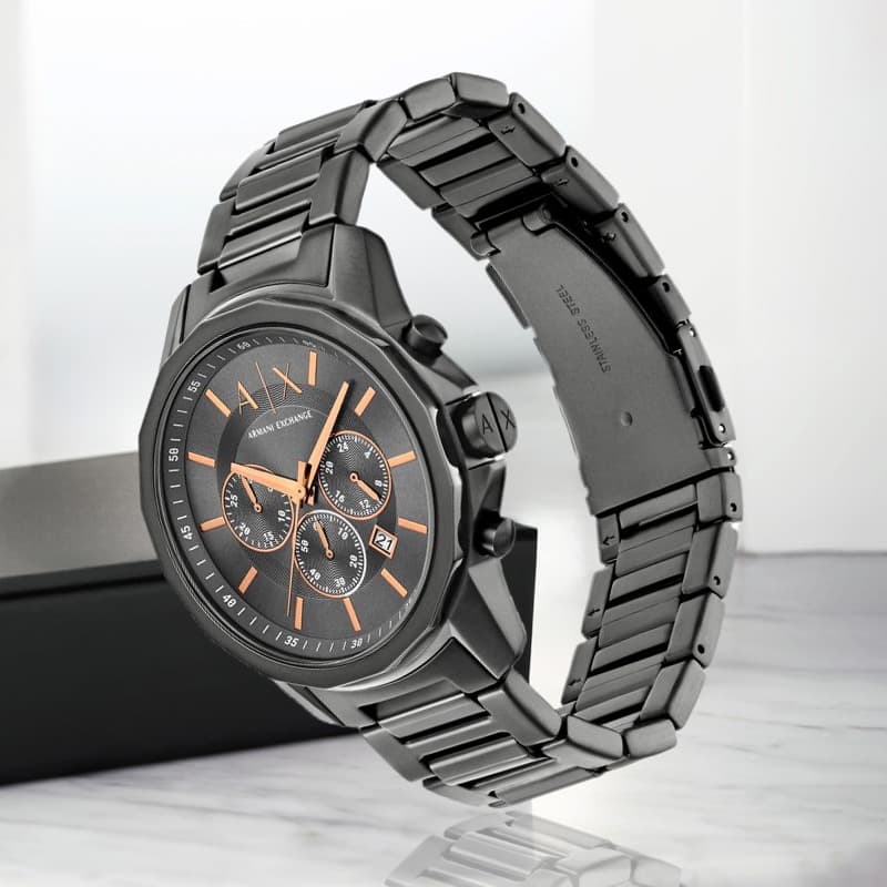 Механические часы Armani Exchange Black Warrior Watch - изображение 5