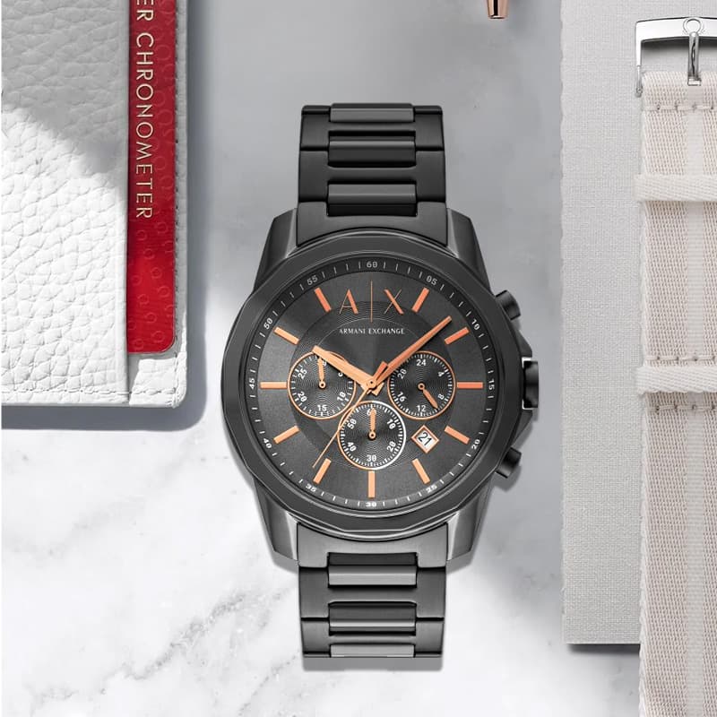 Механические часы Armani Exchange Black Warrior Watch - изображение 7