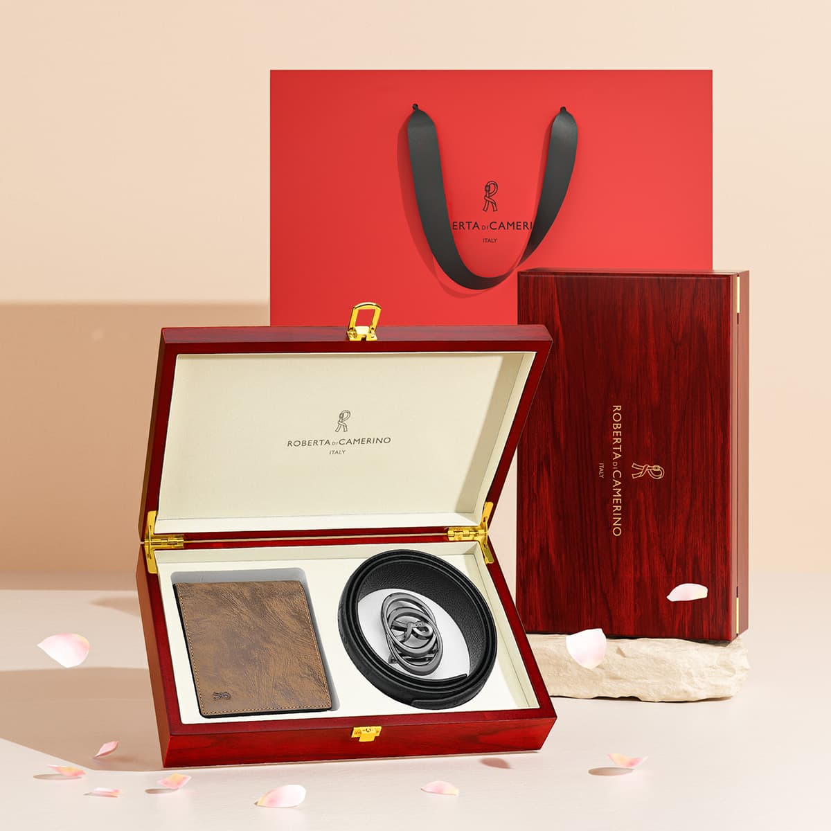 Ремень ROBERTA DI CAMERINO logo 3.45cm - изображение 8