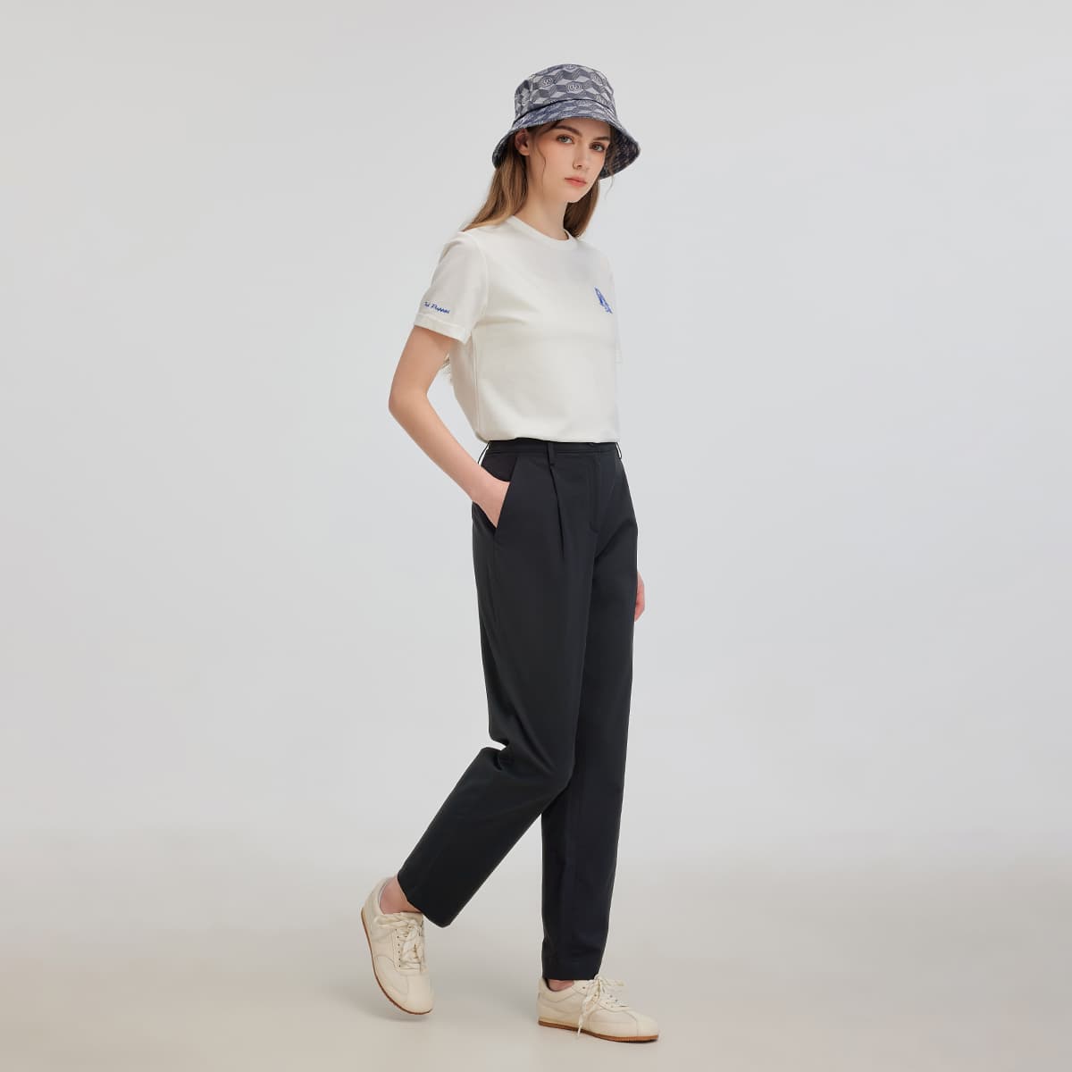 Штаны Hush Puppies Повседневные брюки Женские MYSTIC Бирюзовый - изображение 3