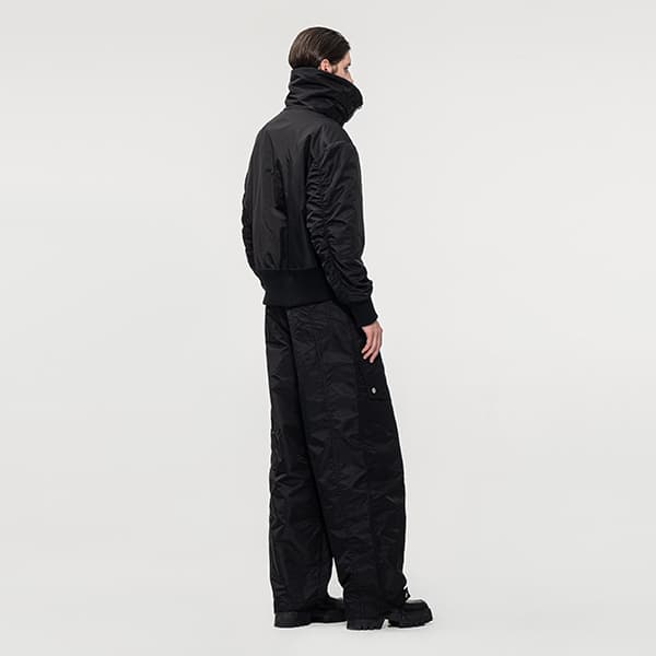 Зимняя куртка пуховик Feng Chen Wang AW24 Хлопковый пуховик Мужской Черный - изображение 5