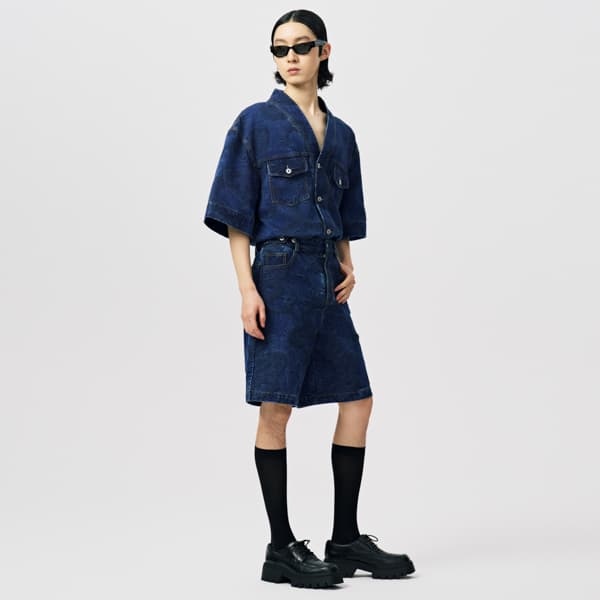 Джинсовые шорты Feng Chen Wang - изображение 2