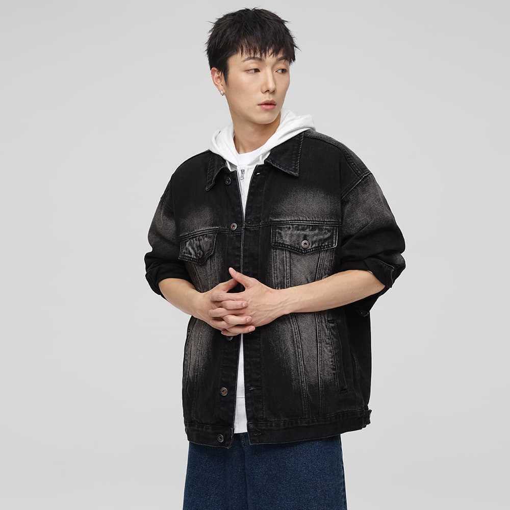 Джинсовая куртка JASONWOOD Denim Jacket Black - изображение 7
