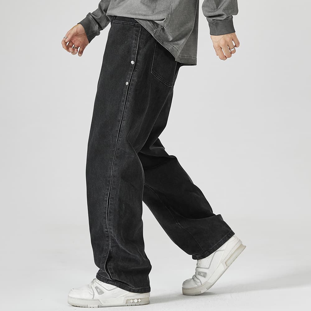 Штаны JASONWOOD Черный мужской Джинсы - изображение 6