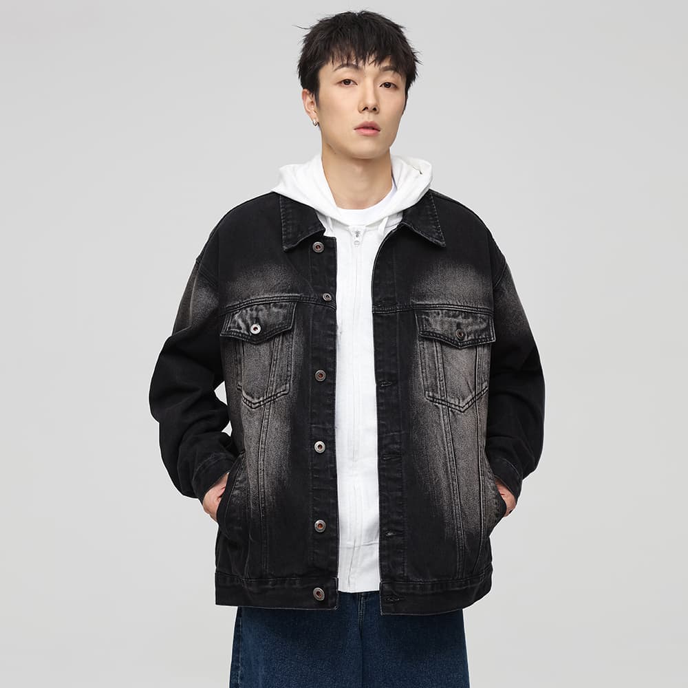 Джинсовая куртка JASONWOOD Denim Jacket Black - изображение 3