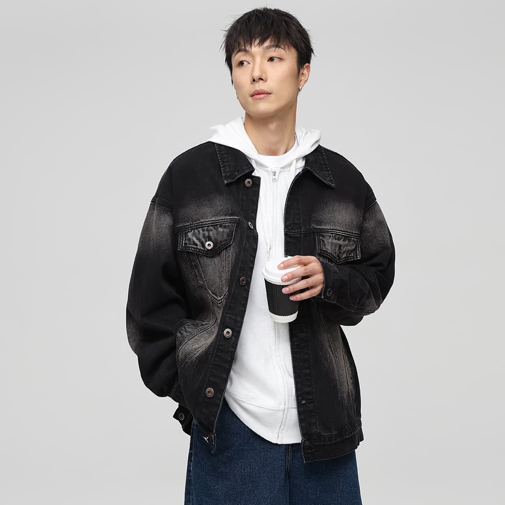 Джинсовая куртка JASONWOOD Denim Jacket Black - изображение 8