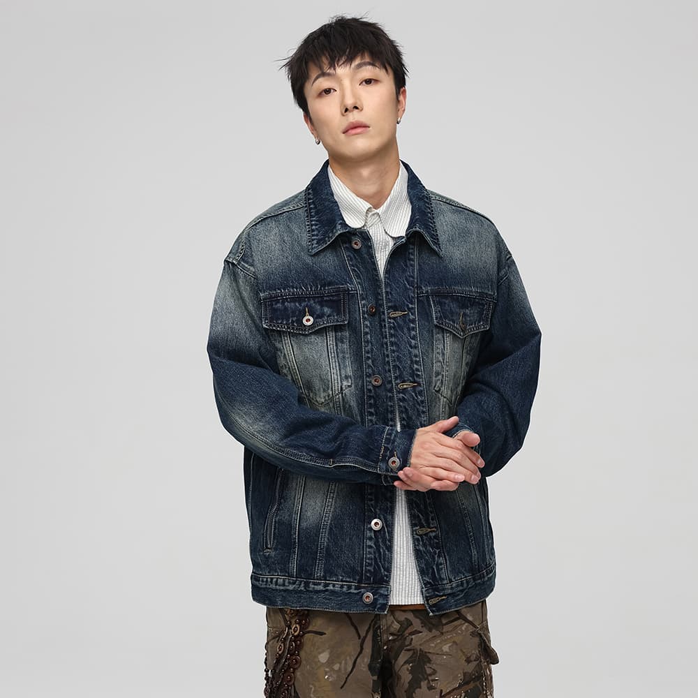 Джинсовая куртка JASONWOOD Denim Busy Series Jacket Gem Blue - изображение 7