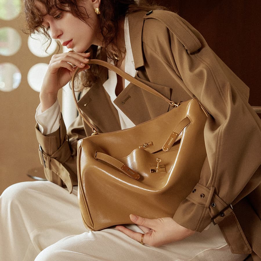 Мини-сумка ELLE Модная мода Большая вместимость Сумка через плечо Сумка для повседневной жизни Большая женская - изображение 4