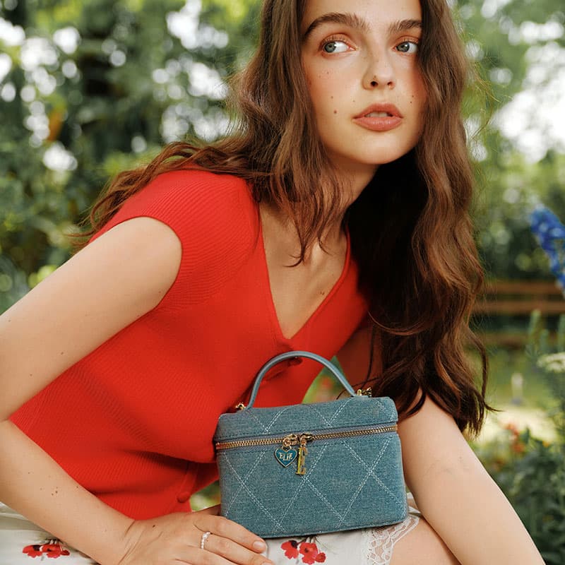 Сумка через плечо ELLE Crossbody сумка Джинсовый синий Женская - изображение 5