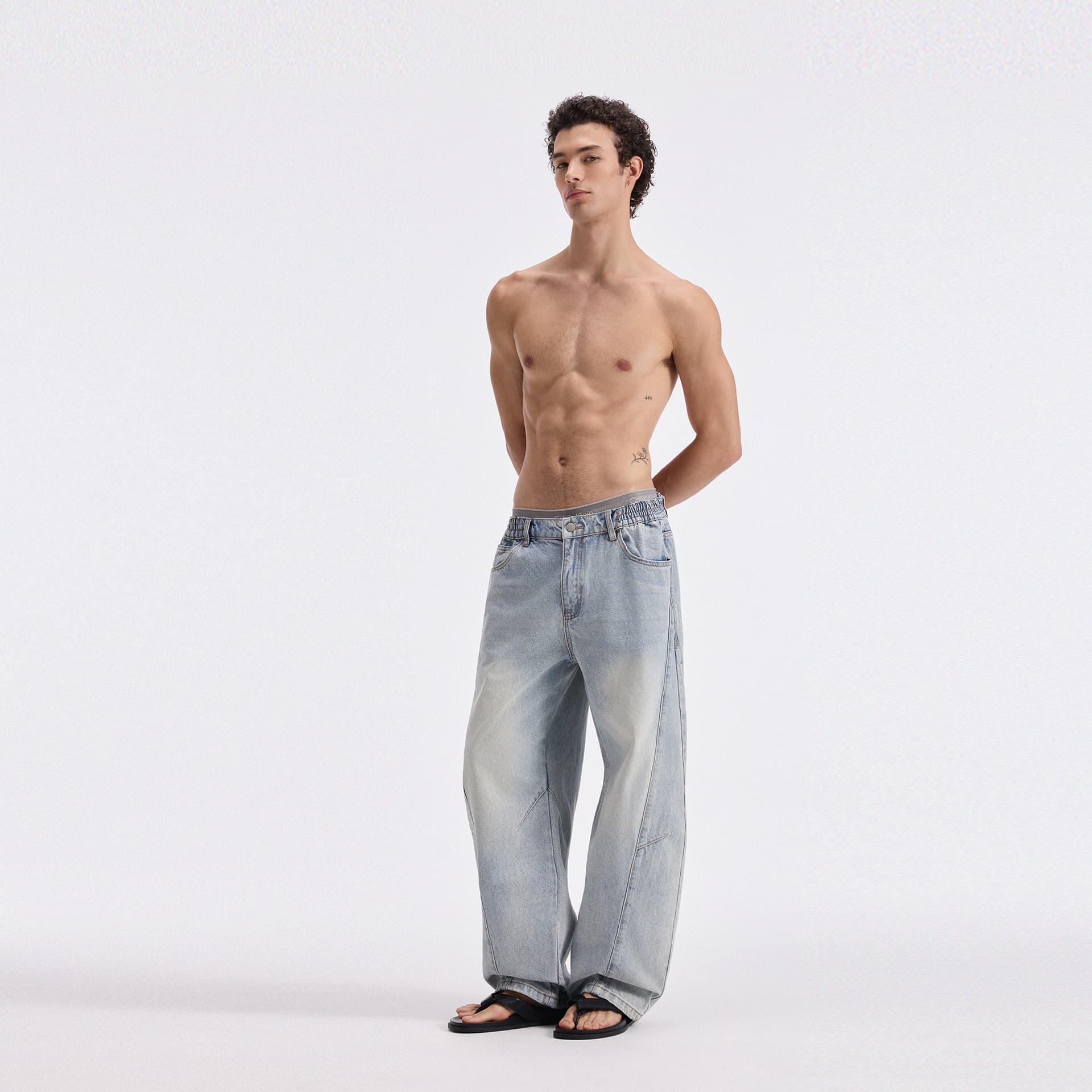 Штаны Bodydream Simple Pants Джинсы Мужской - изображение 11