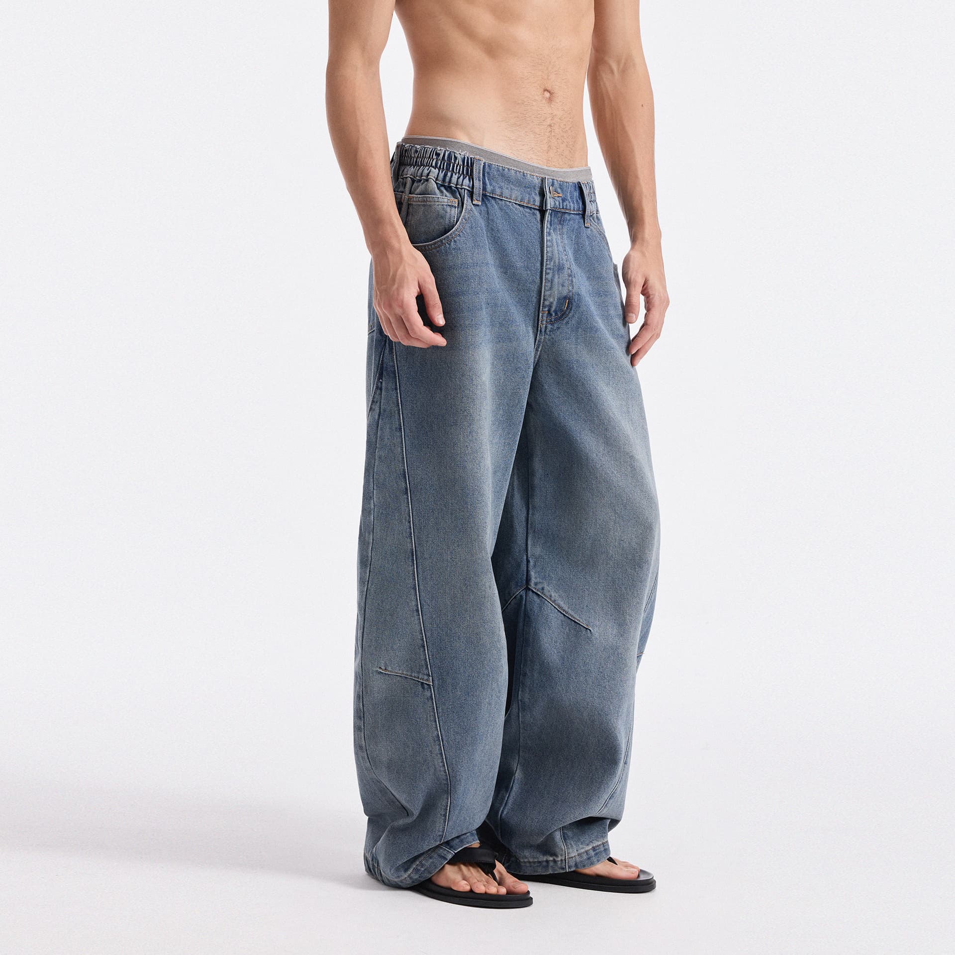 Штаны Bodydream Simple Pants Джинсы Мужской - изображение 16