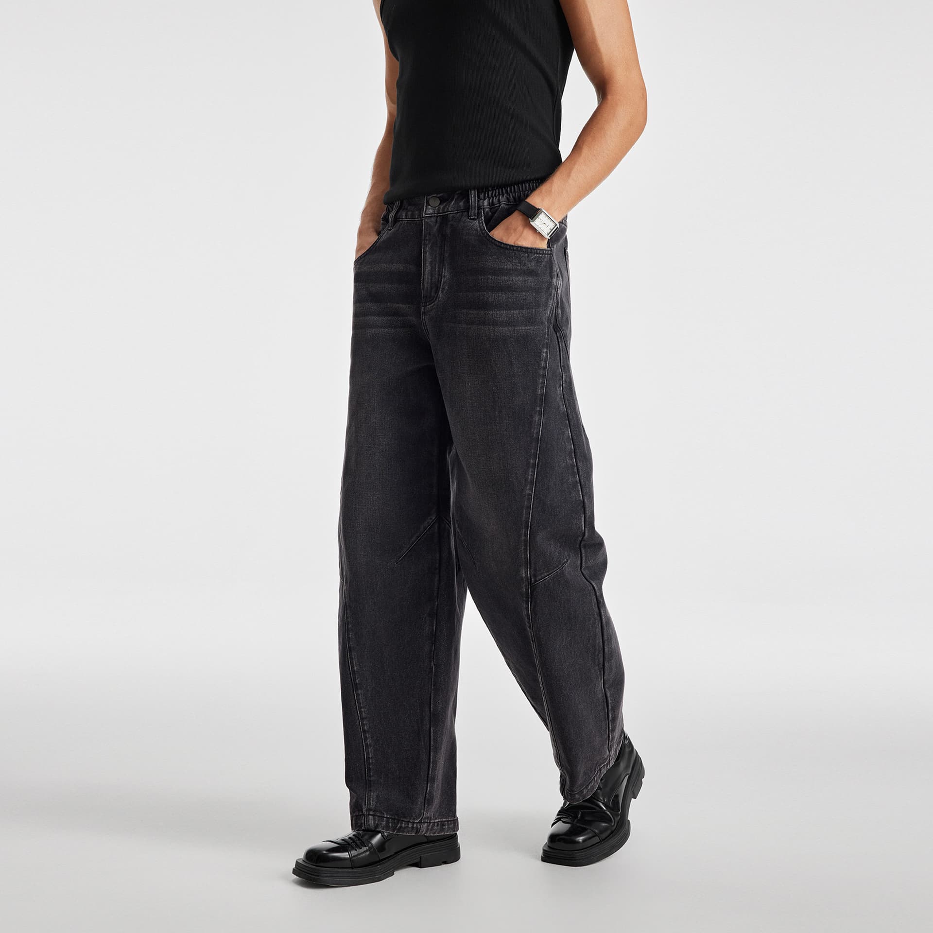 Штаны Bodydream Simple Pants Джинсы Мужской - изображение 9
