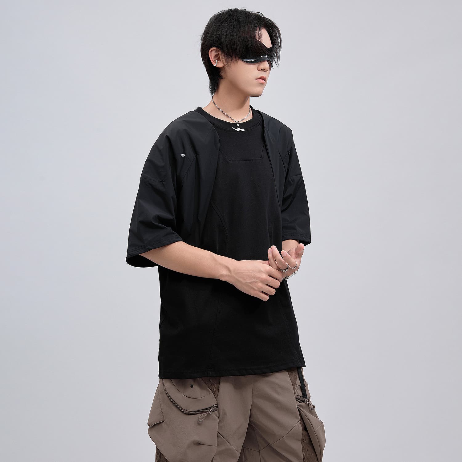 Футболка VIP Urban Techwear Collection Мужские T-рубашки - изображение 6