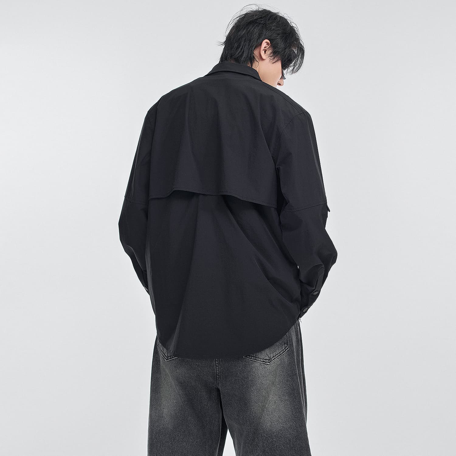 Рубашка VIP Urban Techwear Collection Рубашка Мужской Черный - изображение 7