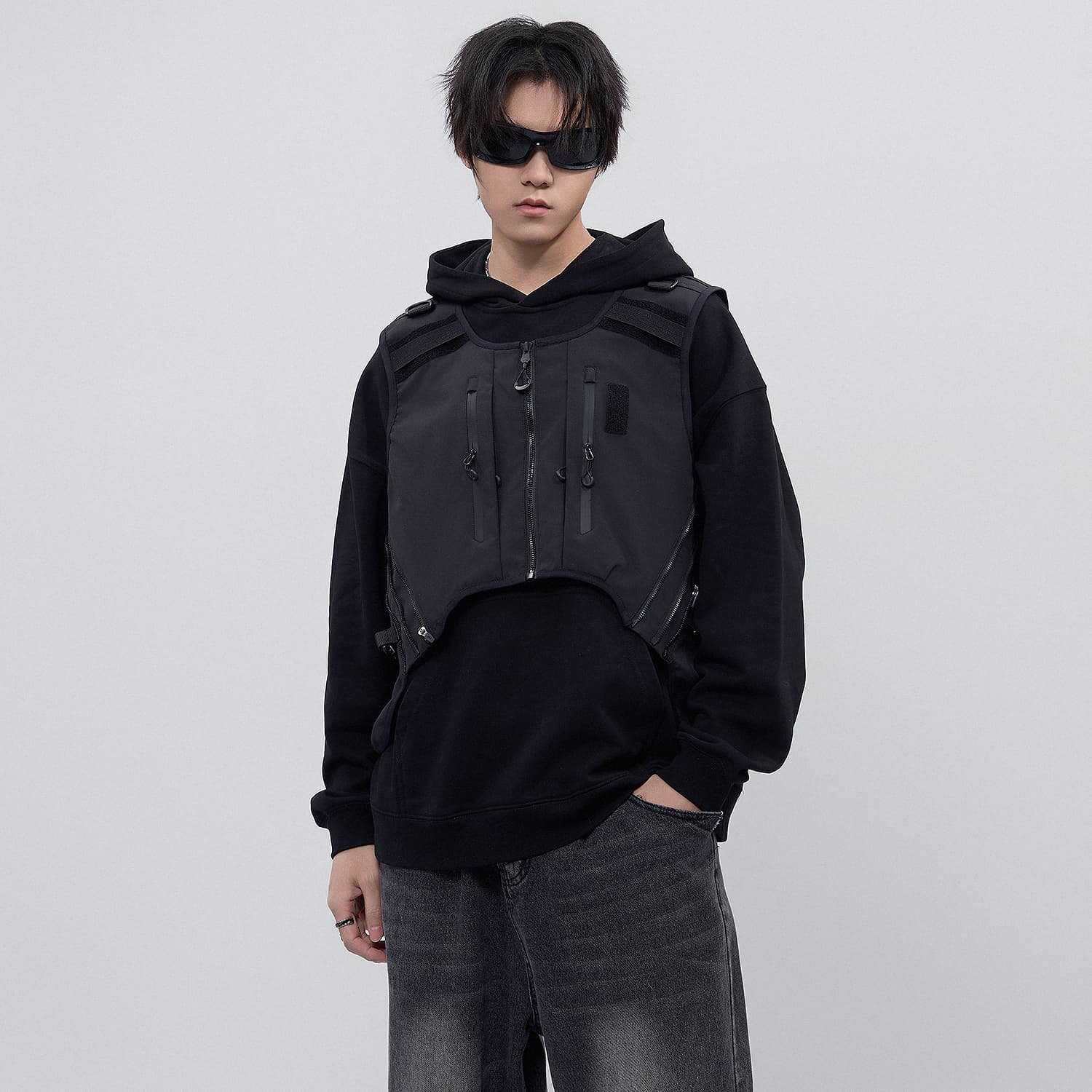 Жилет VIP Urban Techwear Collection Жилет Мужской Черный - изображение 5