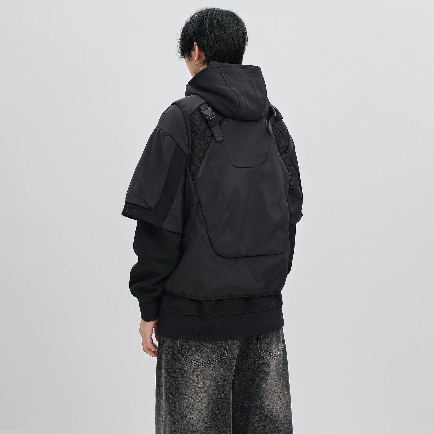 Жилет VIP Urban Techwear Collection Черный мужской Жилеты - изображение 5