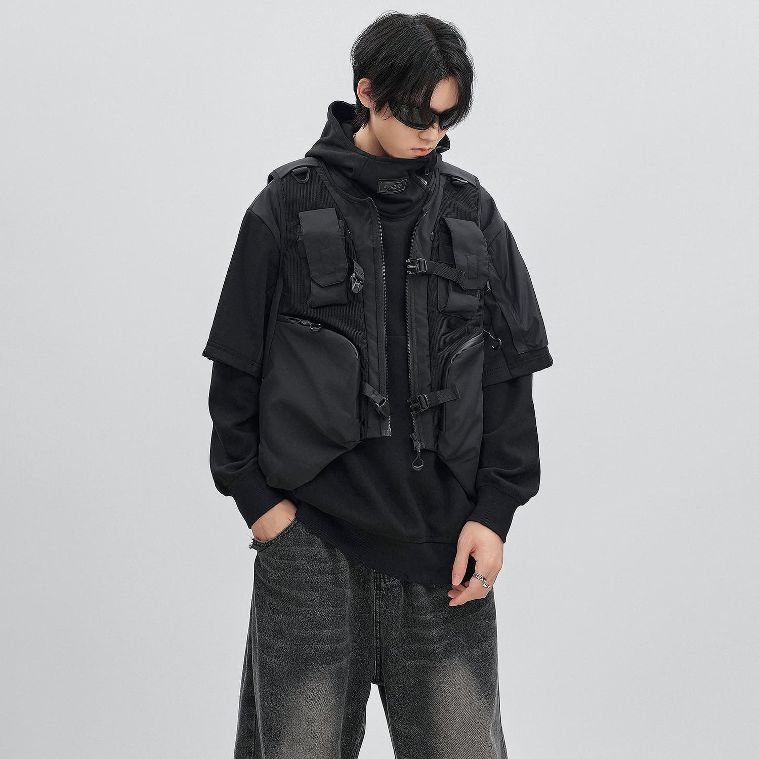 Жилет VIP Urban Techwear Collection Черный мужской Жилеты - изображение 3
