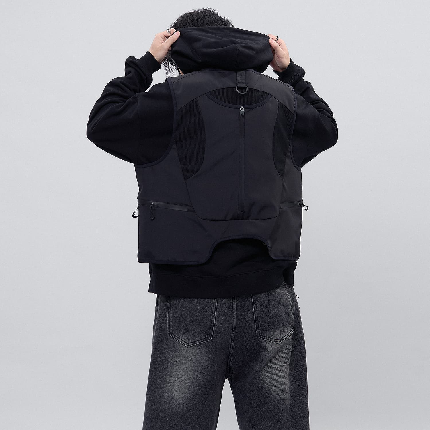 Жилет VIP Urban Techwear Collection Жилет Мужской Черный - изображение 6