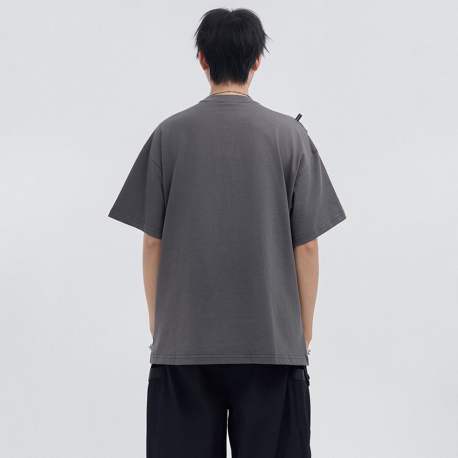 Футболка VIP Urban Techwear Collection Серый Мужской T-Рубашки - изображение 8