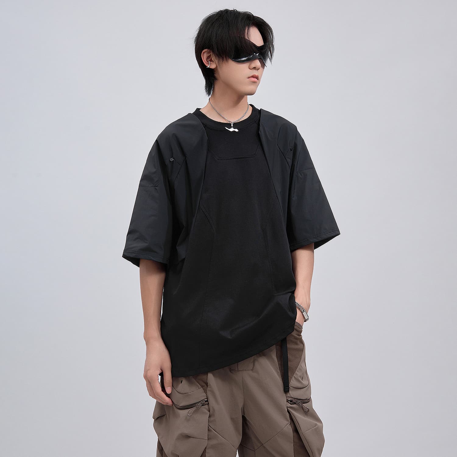 Футболка VIP Urban Techwear Collection Мужские T-рубашки - изображение 4
