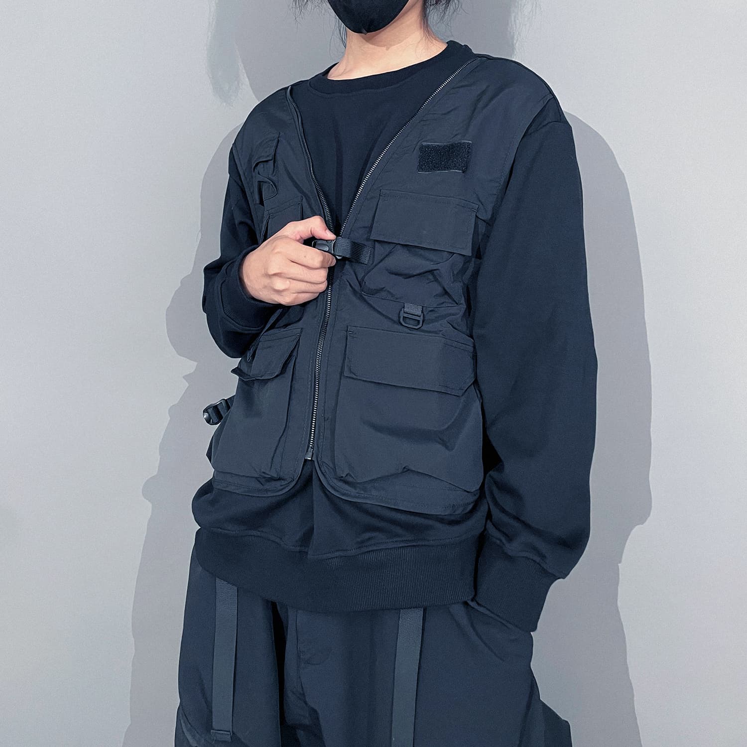 Худи VIP Urban Techwear Collection Черный Унисекс Толстовка - изображение 3